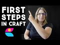 First Steps in Craft Docs (Tutorial for Beginners) | Notion Alternative