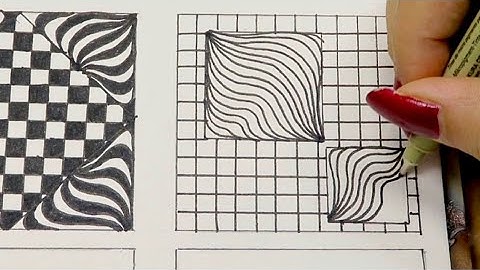 6 EASY Optical illusion drawings/patterns/tricks/abstract drawings for beginners