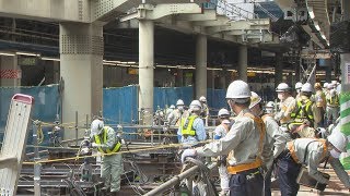 渋谷駅線路切り替え大工事 6月から埼京線新ホームに