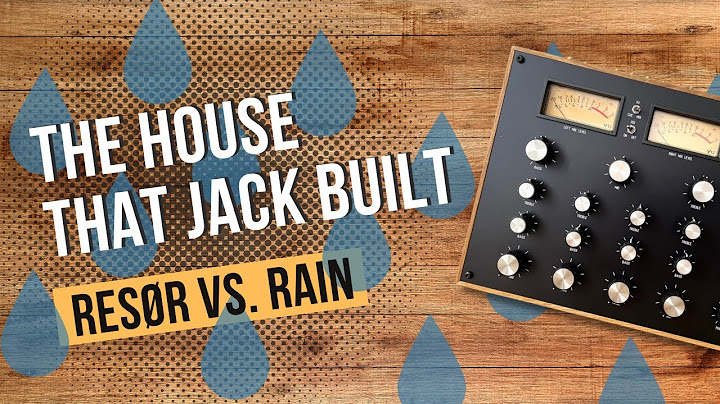 The House That Jack Built: A rainy afternoon... (with Resør 2533)