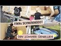 FINNs SCHWIMMBAD BOOT l STOFFWINDEL WÄSCHE l MAMA ALLTAG l SOMMER l HelloCathi