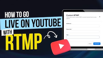 How to Go Live on YouTube with RTMP using OnTheFly