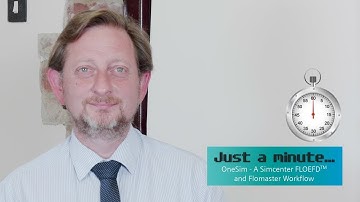 [One Minute] OneSim – A Simcenter FLOEFD and Flomaster #SimcenterCFD