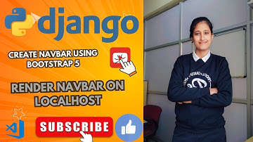 Create Navbar using bootstrap5 and render navbar on localhost