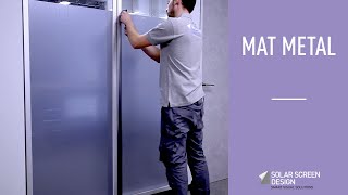 Discover the Mat Metal film by Solar Screen