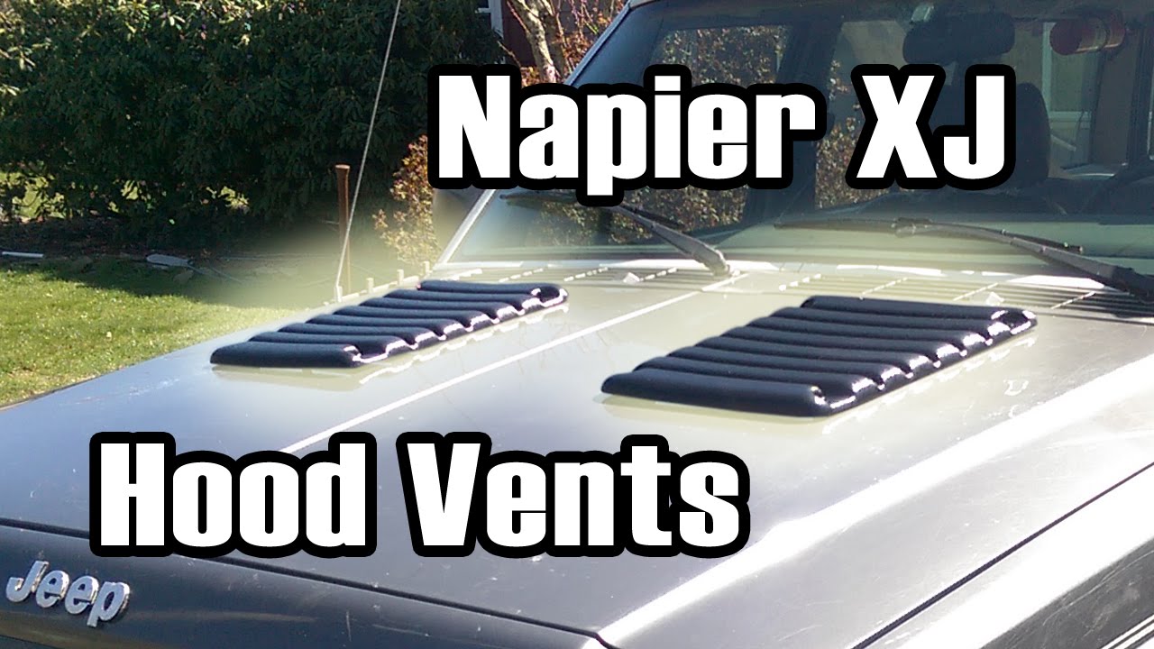 89 Cherokee Napier Hood Vent Install YouTube