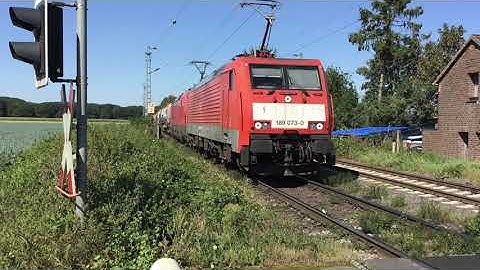 😱Never seen ! Class189 and Vectron Locomotive DB Cargo , Doubletraction with Mixed Freight Train 👍🚂🚂