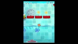 Cut The Rope Experiments Level 5 Bath Time 3 Stars Walkthrough