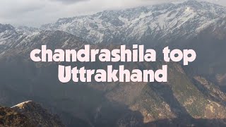 Uttrakhand travel chandrashila top highest temple in India Uttarakhand