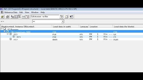 L stack ( Local data stack ) - Simatic manager