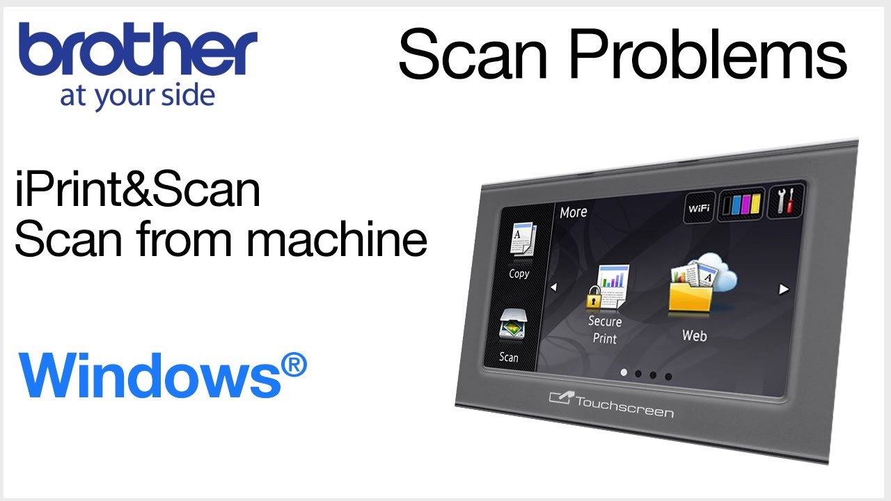 Lille bitte Kapel barmhjertighed Fix scan problems with iPrint&Scan Windows – scanning from the machine -  YouTube