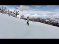 Snowboarding is so fun ! 能滑雪真是超棒的 ! ft.留壽都滑雪場