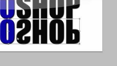 PHOTOSHOP CS5 - GLOSSY TEXT WITH REFLECTION