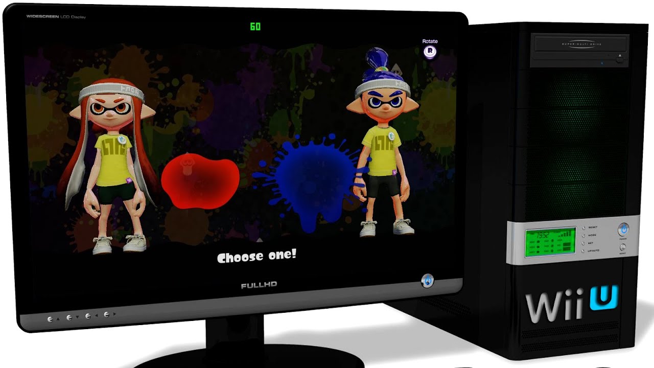 CEMU 1.4.1 Wii U Emulator Splatoon (2015), Gameplay. Test run on PC