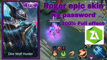 Roger Epic skin script No password