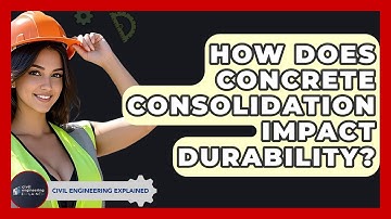 How Does Concrete Consolidation Impact Durability? - Civil Engineering Explained