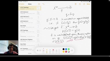 Topology (Universal Property of Quotients, Homeomorphisms of Quotient Spaces, April 14, 2020)