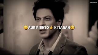 Asan Hai Kya || One Sided Love || Shahrukh Khan Ranbir Kapoor || Heartbroken Line || WhatsApp Status