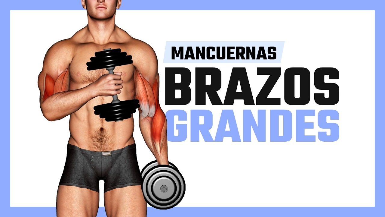 Rutina de BRAZOS con MANCUERNAS para naturales 💪