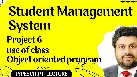 Typescript Student Management System Project 6 |Governor Sindh IT Course