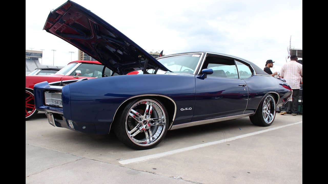 1969 pontiac gto on staggered mth wheels youtube