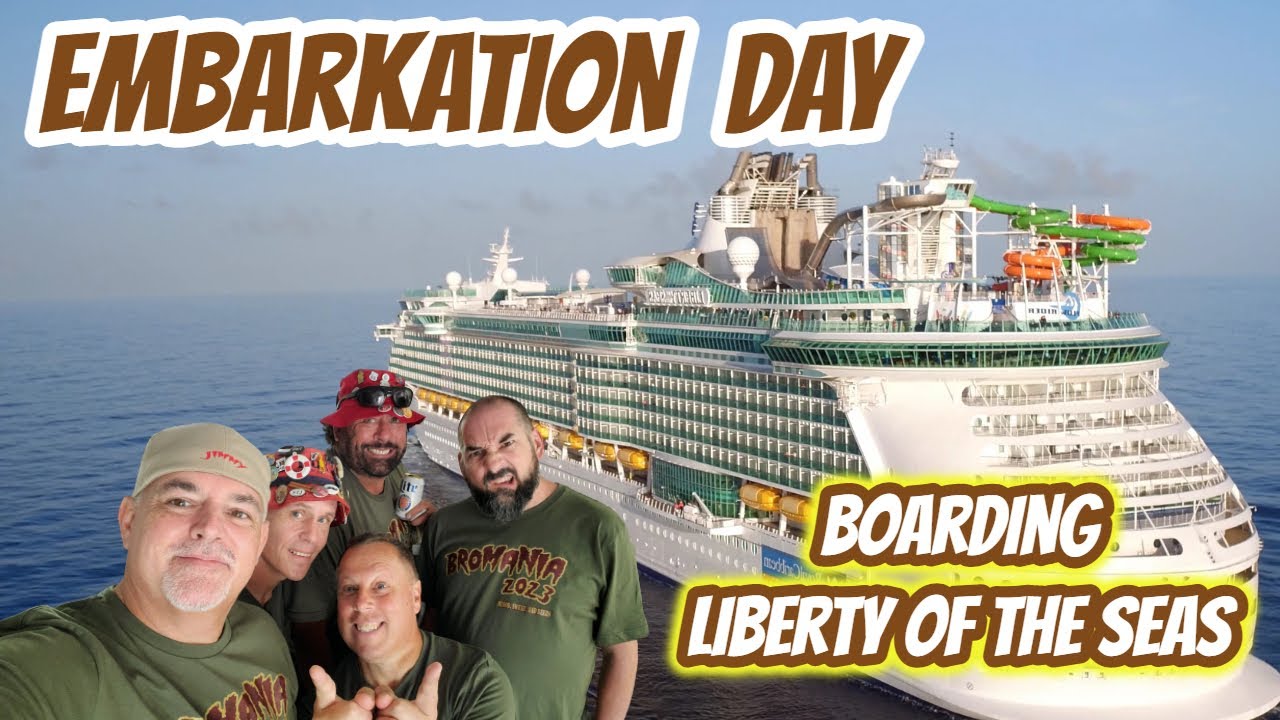 BOARDING LIBERTY OF THE SEAS | THE BRO'S CRUISE BEGINS | PORT EVERGLADES, FT. LAUDERDALE