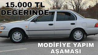 TOYOTA COROLLA 98 XEİ 1.6 ( MODİFİYE YAPIM AŞAMASI )  | AE TOYOTA COROLLA  | CATAL GURBUZ OFFİCİAL |