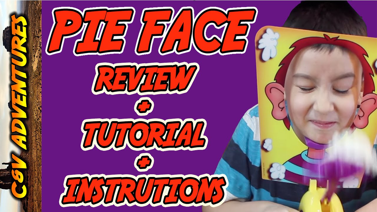 Pie Face Game Review + Tutorial + Instructions + Bloopers (Best Board