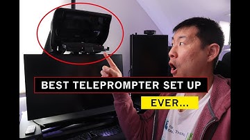 How To Connect A Teleprompter To A Wali Pole Mount | Perfect Zoom or Video Conference Calls 2021