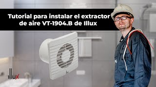 Extractor de ventilación para baño, extractor de cocina, extractor, montado  en la pared o en la ventana, ventilador de ventilación silencioso