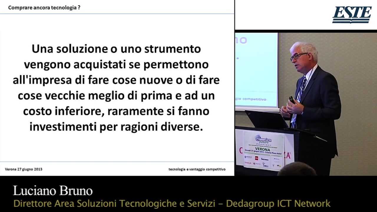 Luciano Bruno, Dedagroup ICT Network - Fabbrica Futuro Nord Est Verona 2013
