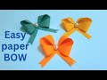 Easy paper bow DIY