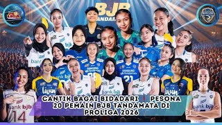 Cantik Bagaikan Bidadari ❗ Pesona 20 Pemain Bandung BJB Tandamata Proliga 2026 ❗ Siapa Sajakah❓