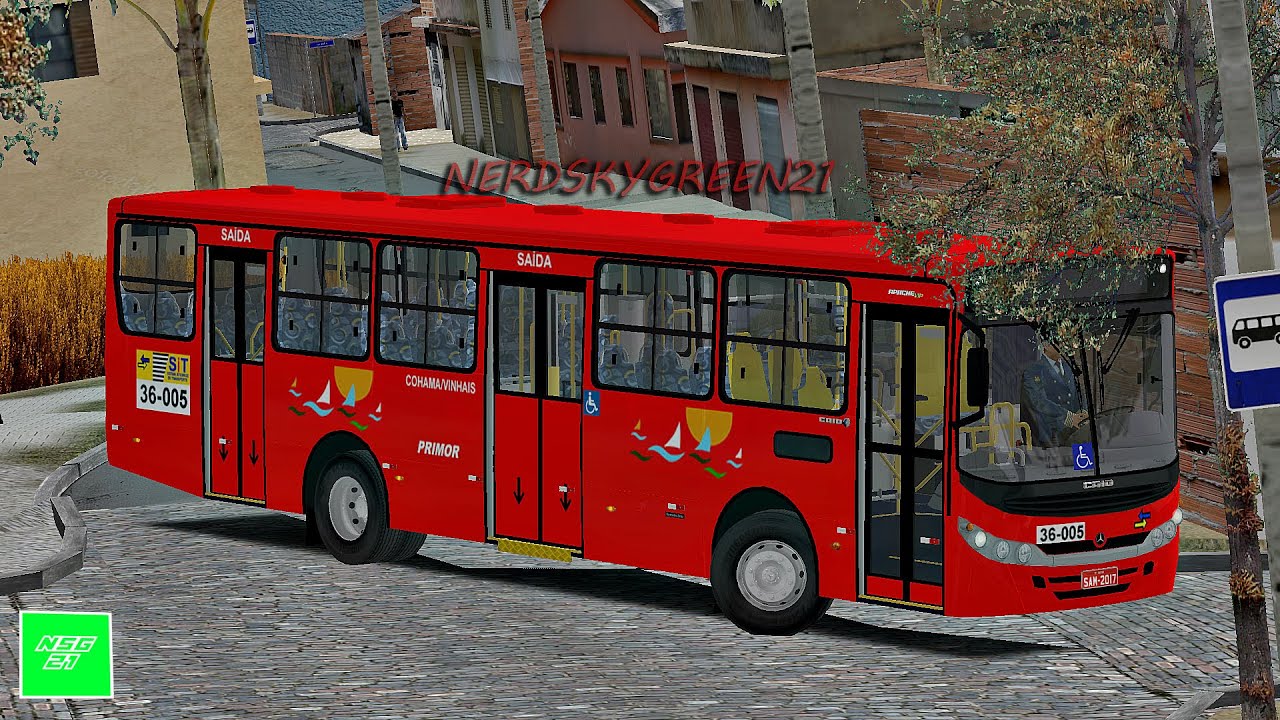 [OMSI 2] ROTA CURTA NO Caio Apache Vip II mb of-1722m +G27/ Viação Primor | Mapa Serrano