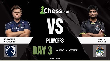 ESPORTS WORLD CUP 2025: Magnus v. Hikaru Fight For The Finals Spot! Semifinals Day 3