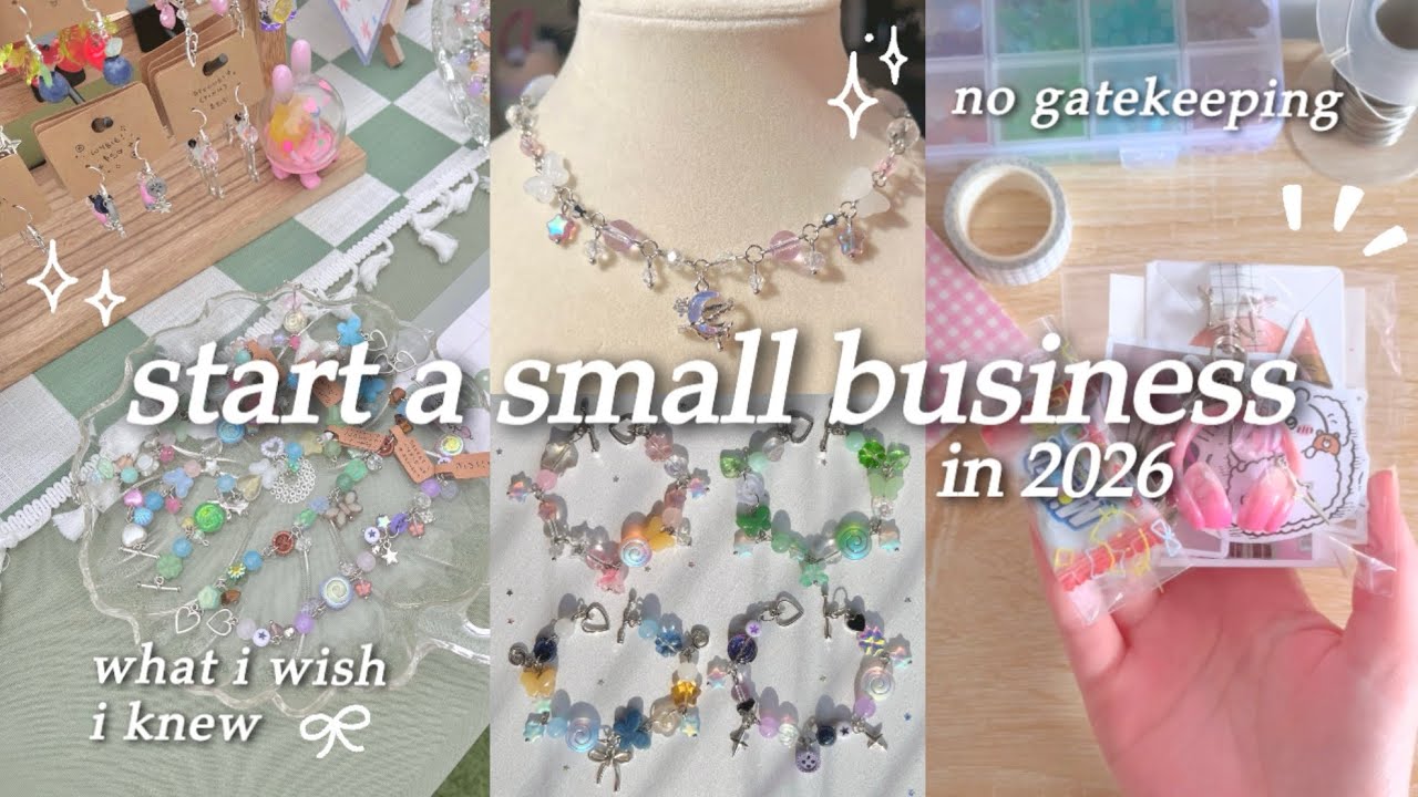 🌱 how to START a small business // guide for handmade sellers ⭐️