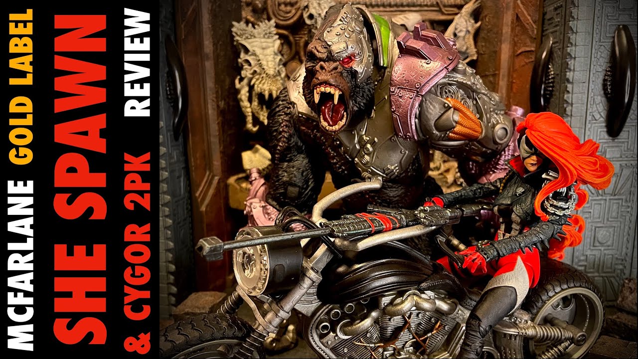 スポーン SHE SPAWN2 マクファーレントイズ KK243 Mcfarlane Spawn Reborn Series 2: She-Spawn 2 Figure Review