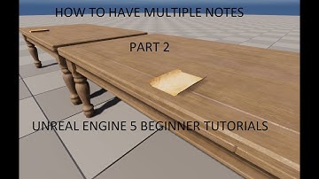 UNREAL ENGINE 5 PICKUP AND READ NOTES TUTORIAL PART 2