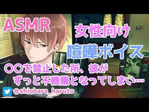 【女性向け/ASMR】ひたすら不機嫌な彼氏、何か理由がある様で…【Binaural】