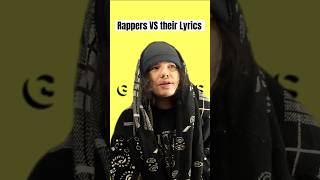 #rappers vs their #lyrics 🤣🤣🤣Clip credits from @genius #musician #lilskies #bhadbhabie #liltecca