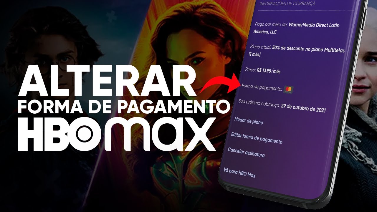 Como ALTERAR a FORMA de PAGAMENTO do HBO MAX - YouTube