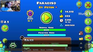 Holy pretty ~ Geometry Dash - Paradiso By Peton Easy Demon
HEY YOU! you should follow my Bluesky!: @yoshipower992.bsky.social
Also, perhaps you should join my discord server? i think you should : https://discord.gg/usxwqkU8DV
And dont forget to follow my twitch! : https://www.twitch.tv/yoshipower
I was lowkey getting smoked and idk why but the level was so good I didnt care. The gameplay was fun and simple and the design was so next level beautiful Im glad a level like this can get rated despite not having 2.2 features in it Holy pretty ~ Geometry Dash - Paradiso By Peton Easy Demon