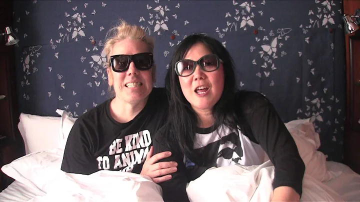 Monsters of Talk. Margaret Cho in bed with Miss Guy