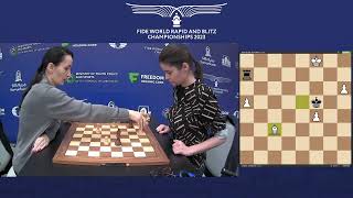 Blitz - Day 2 | Board 2 Women | FIDE World Rapid & Blitz 2023 ...