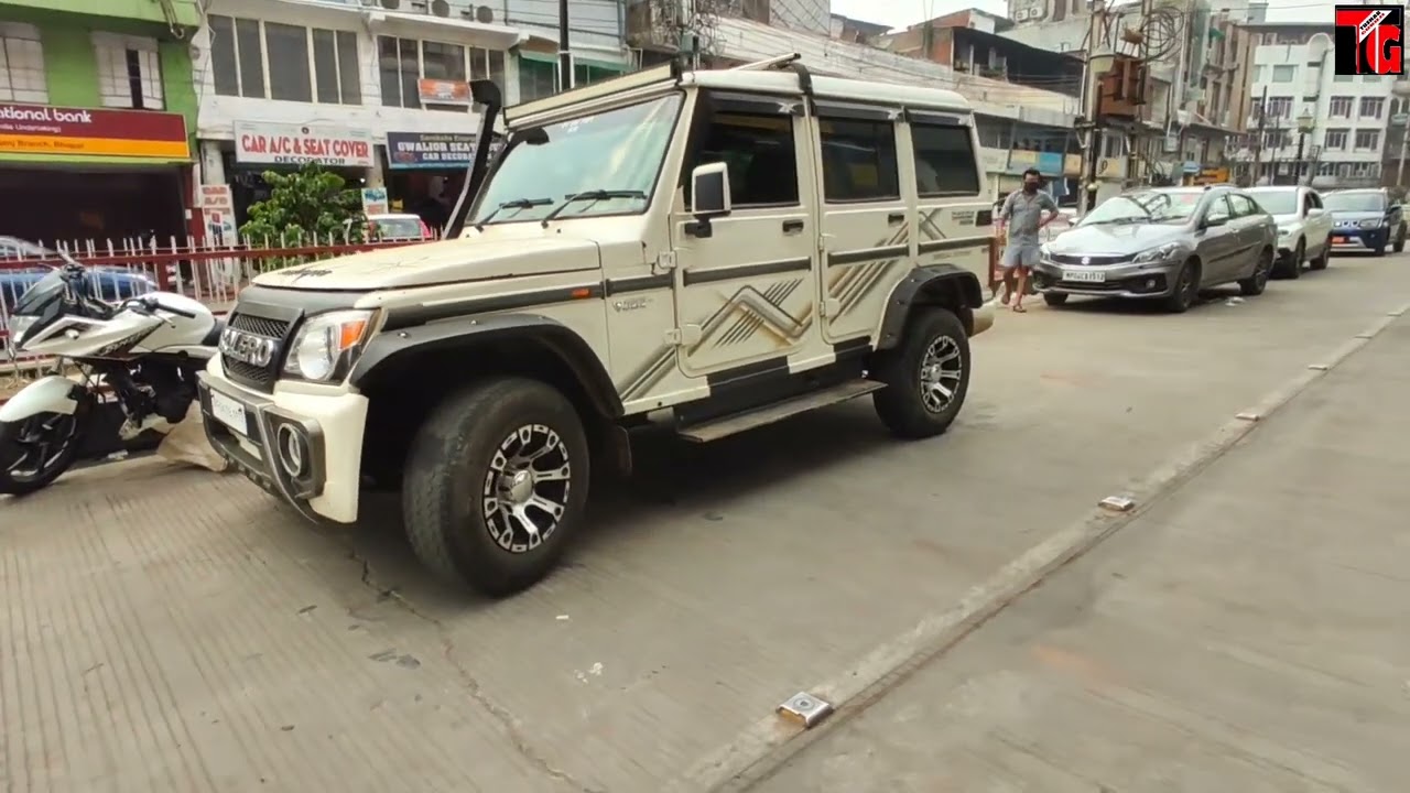 Mahindra Bolero Special Edition Modification | Alloy Wheels Front Alpha Grill Wheel Arch | Bar Light