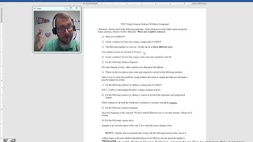 English 101 Week 6 Assigment Video