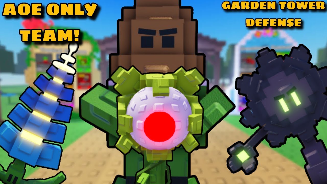 Can our AOE ONLY TEAM Beat IMPOSSIBLE in Garden Tower Defense!?