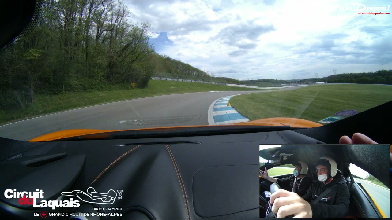 Test de la McLaren 540C au Circuit du Laquais