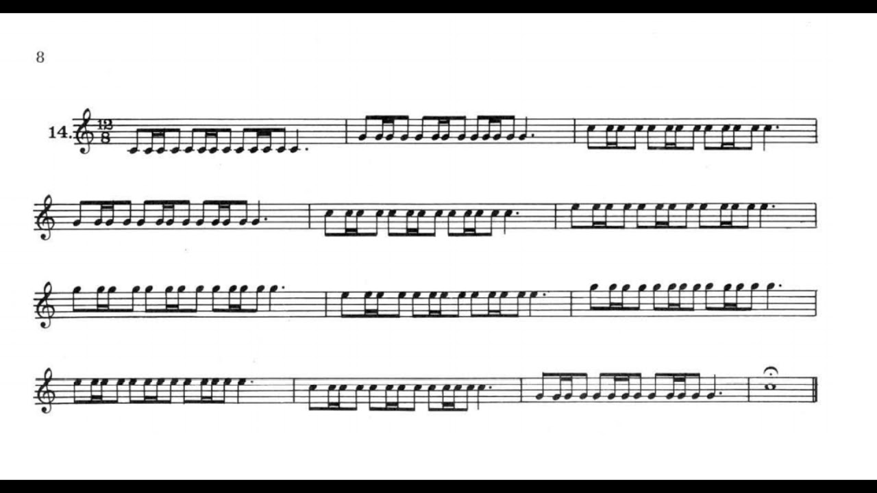 Pag 8 Lição 14, 15, e Escala Diatõnica Método Amadeu Russo Trompete em Si bemol YouTube Pag 8 Lição 14, 15, e Escala Diatõnica Método Amadeu Russo Trompete em Si bemol YouTube