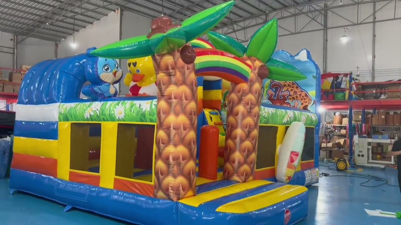 Inflatable bouncy castle - Palm 2 - Inflatables for sale in Europe CROATIA